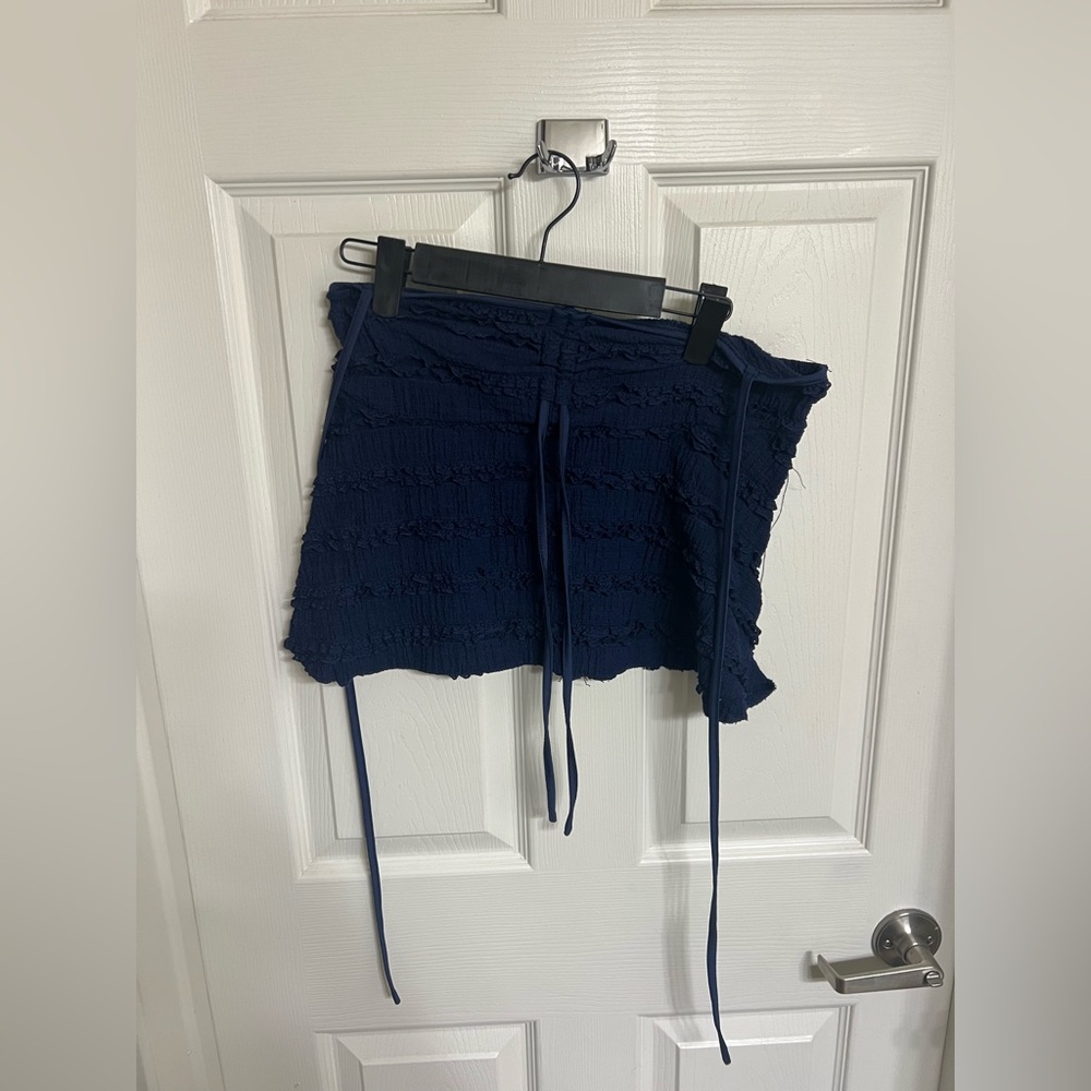 Navy Blue Halter Top